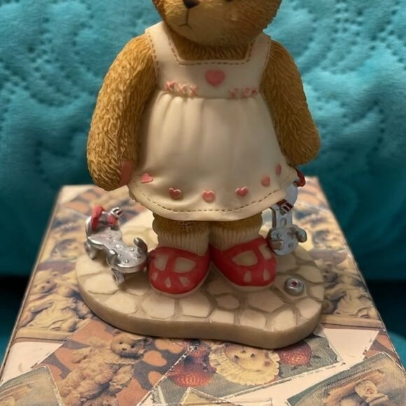 Enesco Cherished Teddies "Dawn" Roller Skating Girl Figurine 1999 Collectible Tr - Picture 3 of 10